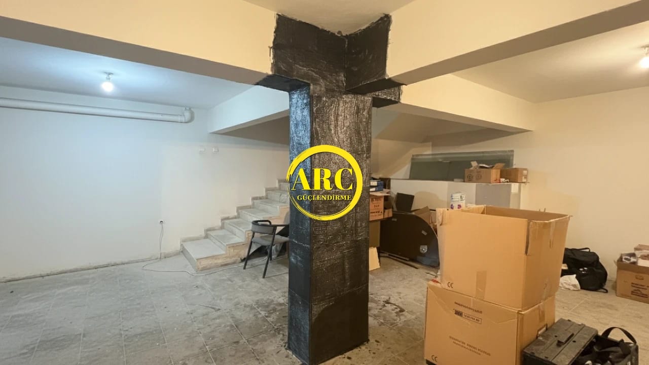 Karbon fiber ile güçlendirilmiş sağlam kolon